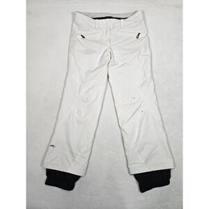 Kjus Men's Formula Premium Dermizax Thinsulate White Waterproof Ski Pants 38/M